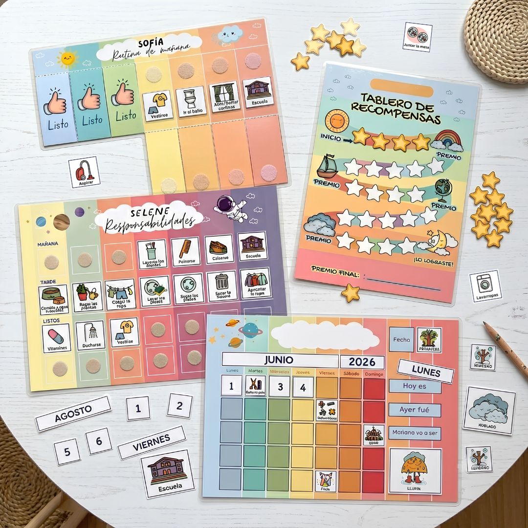 Pack de Rutinas, Hábitos y Recompensas + 4 Bonos GRATIS