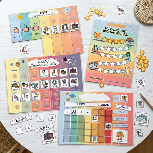 Pack de Rutinas, Hábitos y Recompensas + 4 Bonos GRATIS